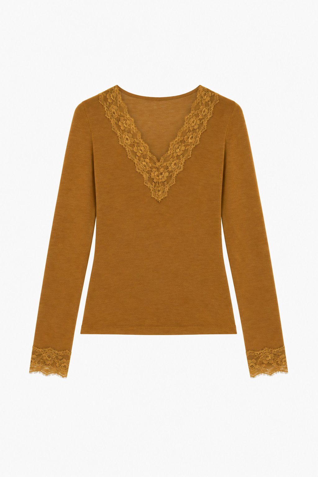 Semi-sheer fabric sweater with cashmere blend